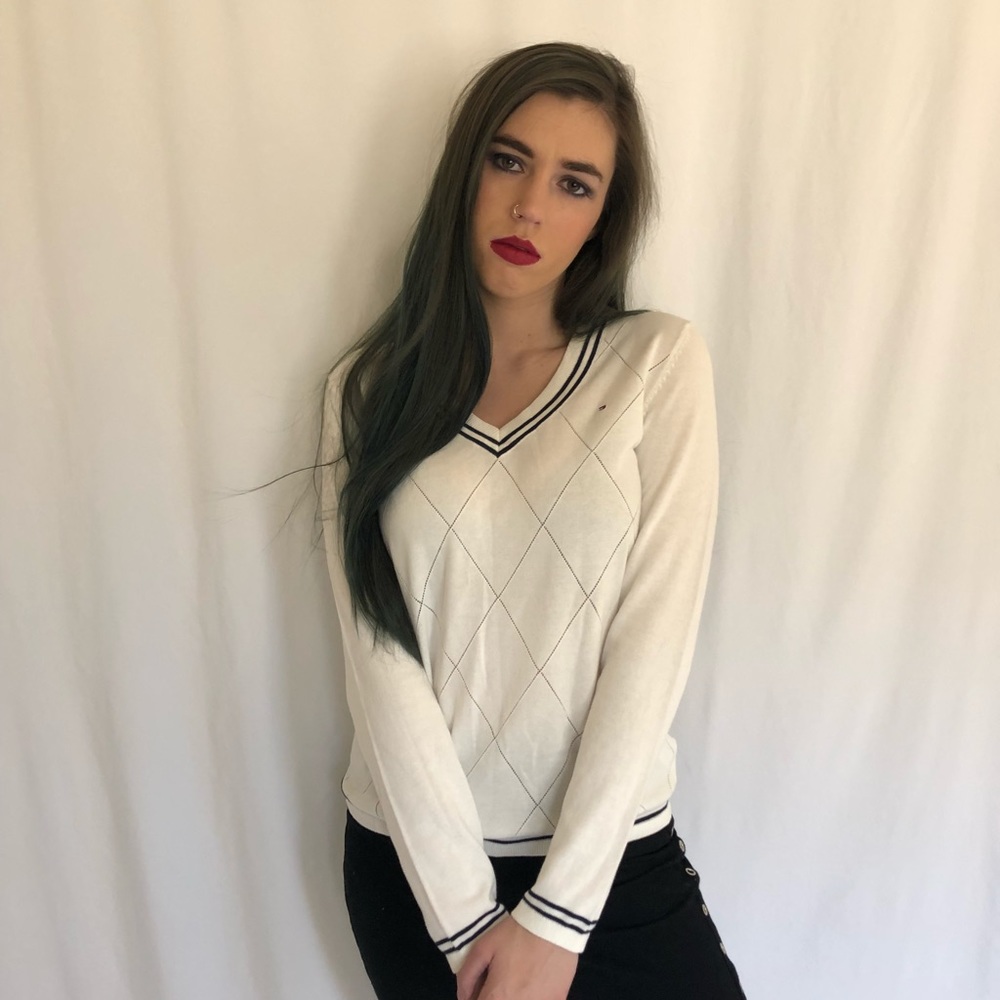 Tommy Hilfiger white sweater